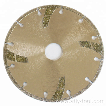 Electroplating circular saw blade